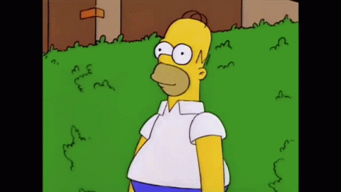 Homer Bushes Fast GIF