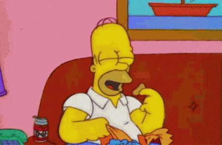 Homer Chips GIF