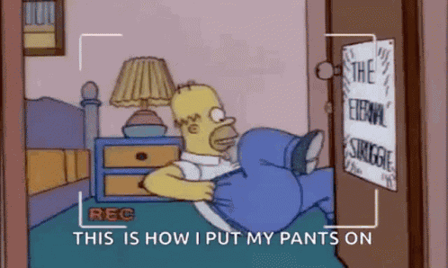 Homer Pants GIF