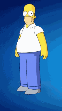Homer Simpson Bird Is The Word GIF