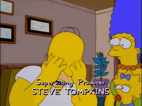 Homer Simpson Crying GIF