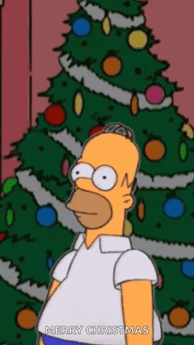 Homer Simpson Homer Christmas GIF