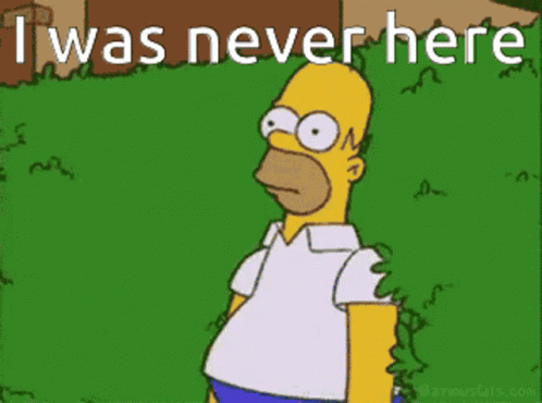 Homer Simpson Im Out GIF