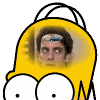 Homer Simpson The Simpsons Sticker