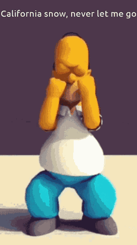 Homer Simpson Weezer GIF