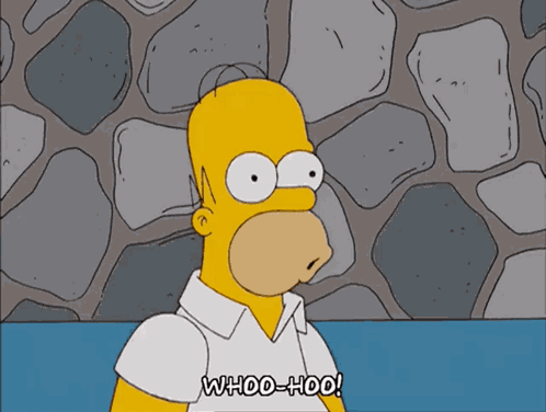 Homer Simpson Whoo Hoo GIF