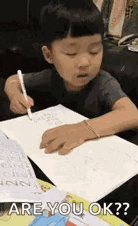 Homework Kid GIF