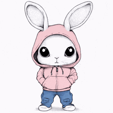 Hoodiex Bunny GIF