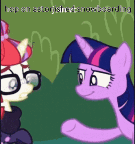 Hop On Astonished Snowboarding GIF