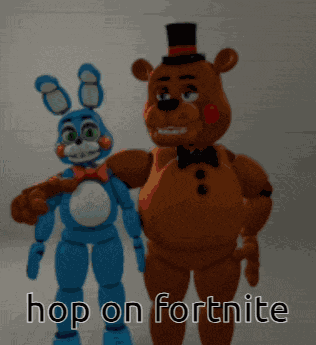 Hop On Fortnite Fnaf GIF