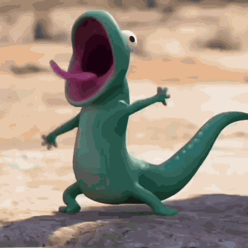 Hoppers Lizard GIF