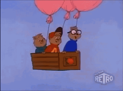 Hot Air Balloon Flying Balloons GIF