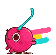 Hotcherry Rainbow Sticker