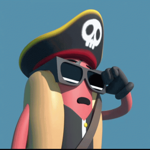 Hotdog Sunglasses GIF