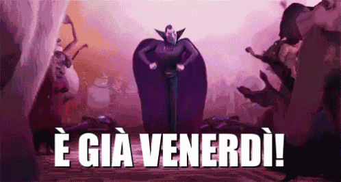 Hotel Transylvania Dracula Venerdì Weekend Già Venerdì Fine Settimana Buon Venerdì Week-end GIF