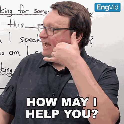 How May I Help You Alex GIF