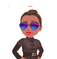 How You Doin Red Lips Sticker