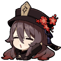 Hu Tao Genshin Impact Sticker