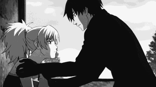 Hug Darker Than Black GIF
