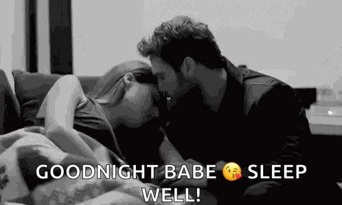 Hug Kiss Images Make Her Sleep GIF
