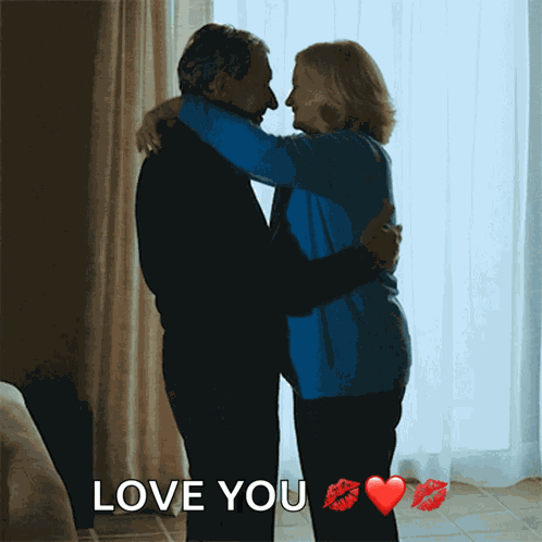 Hug Over Christmas GIF