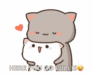 Hug Peachcat GIF