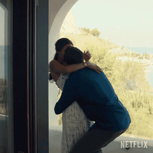 Hugging Amy Wheeler GIF