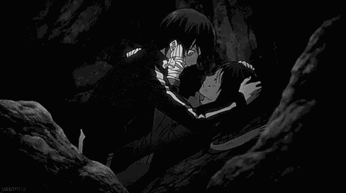 Hugging Anime GIF