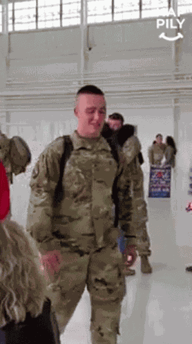 Hugging Happily GIF