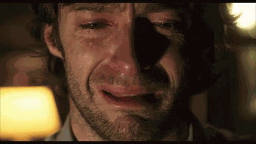 Hugh Jackman Sad GIF