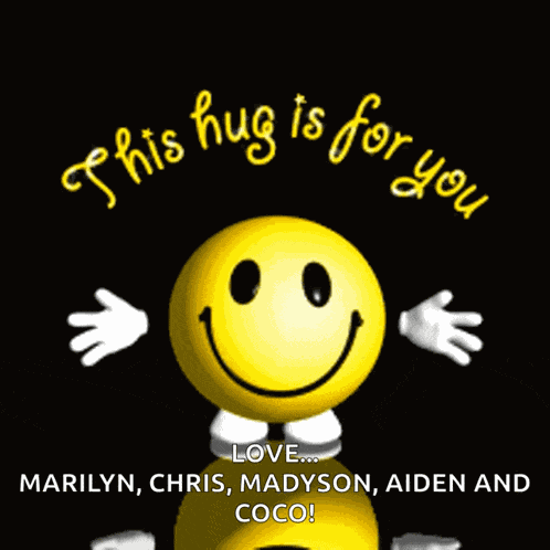 Hugs For You Emoji GIF