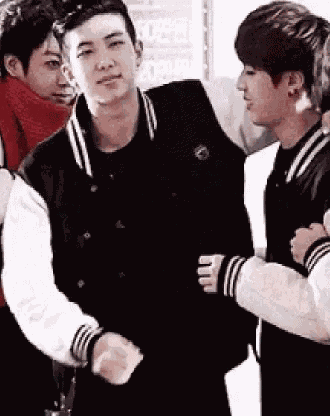 Hugs Jin GIF