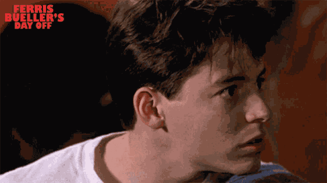 Huh Ferris Bueller GIF