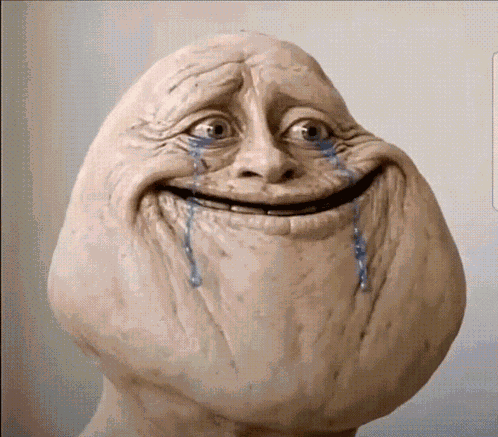 Human Troll Face Meme GIF
