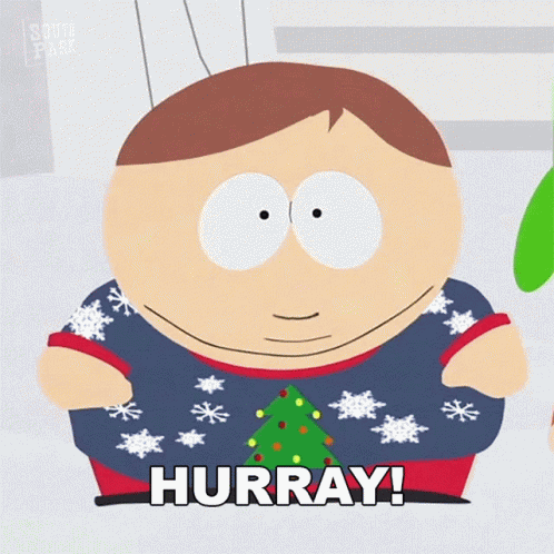 Hurray Eric Cartman GIF