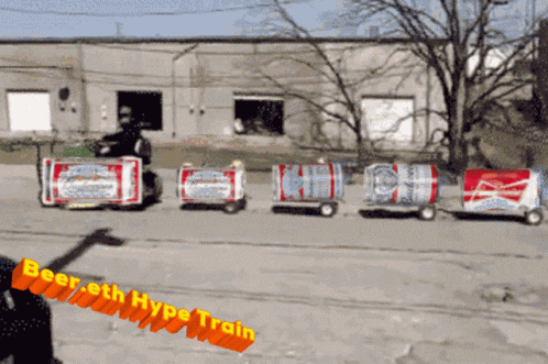 Hype Train Beer GIF