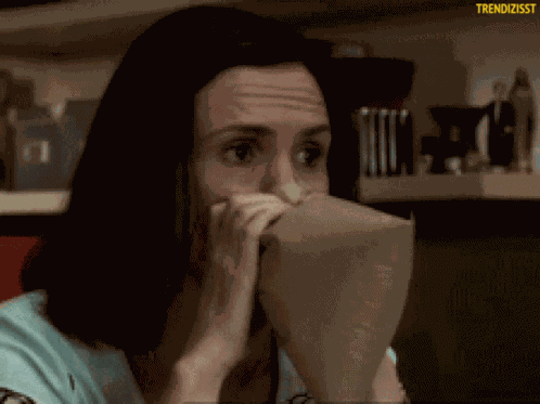 Hyperventilate Paper Bag GIF