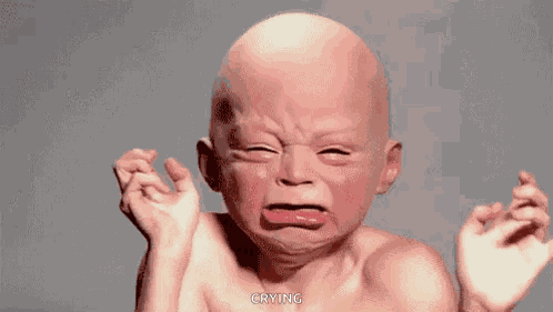 Hysterical Crying Crying Baby GIF