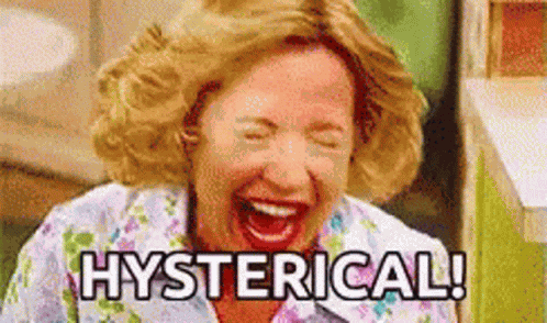 Hysterical Laugh GIF