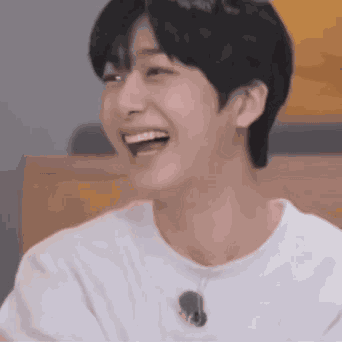 Hyungwon Laughing GIF