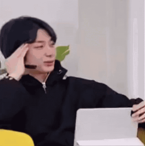 Hyungwon Laughing To Serious Hyung Won GIF
