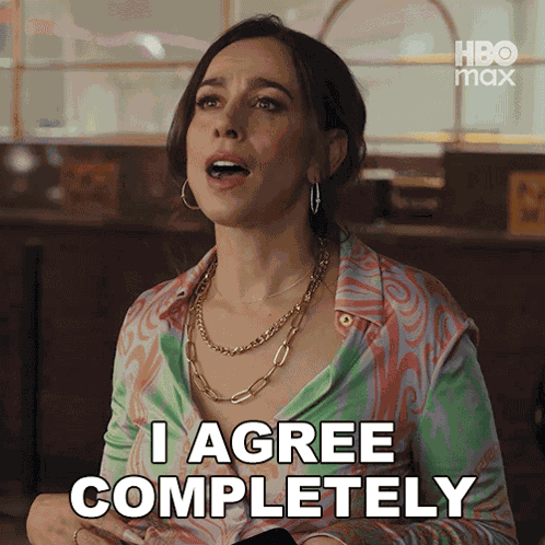 I Agree Completely Lucia Aniello GIF