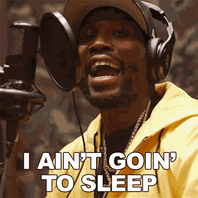 I Aint Goin To Sleep Meek Mill GIF