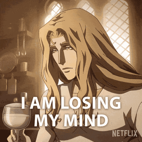 I Am Losing My Mind Alucard GIF