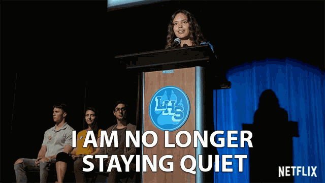 I Am No Longer Staying Quiet Jessica Davis GIF