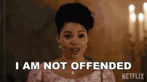 I Am Not Offended Lady Marina Crane GIF