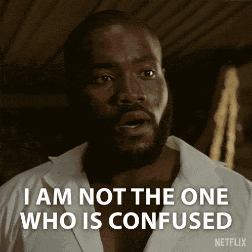 I Am Not The One Who Is Confused Will Mondrich GIF