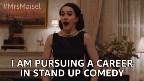 I Am Pursuing A Career Stand Up GIF