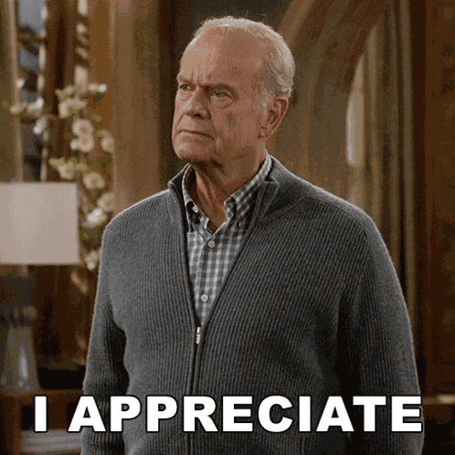 I Appreciate That Frasier Crane GIF