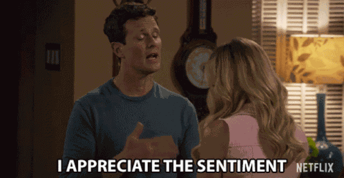 I Appreciate The Sentiment View GIF